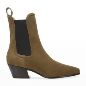 Veronica Beard Lada Suede Chelsea Ankle Booties size 9